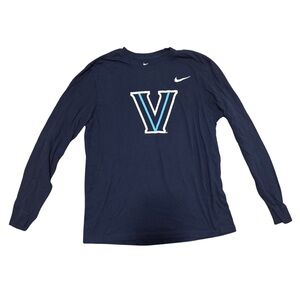 Nike Dark Blue Long Sleeve with V Logo